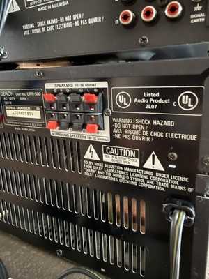 Denon D-500 Personal Component System Equalizer Power Amplifier