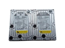 LOT OF 2 Western Digital 1TB 3Gb/s WD1003FBYX SATA 3.5" Enterprise Hard Drive