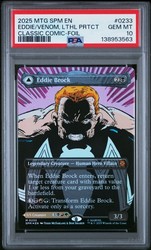 Eddie Brock // Venom, Lethal Protector (0233) Borderless Foil - Marvel's Spider-Man MTG