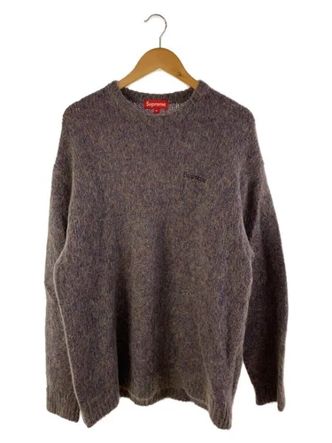 Pull tricot Supreme (épais XL mohair violet couleur unie Occasion