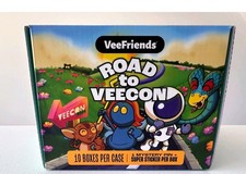 VeeFriends Road to VeeCon Case (10 box) - NIB Factory Sealed Super Stickers/Pins