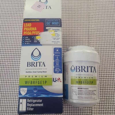 BRITA Premium Refrigerator Water Filter WFBRefrigerator GE1P Lead Reduction New