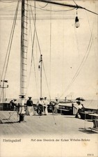 Ak Ostseebad Heringsdorf auf Usedom, Oberdeck der Kaiser Wilhelm... - 11539902