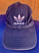Adidas Originals Trefoil Dad Hat Navy Blue Strapback 100 Cotton