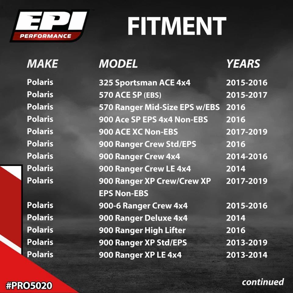 Correa de transmisión EPI Pro Series Extreme para Polaris Ranger 570/900, RZR 900, ACE 570 Foto 2 de 4