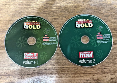 Double Christmas Gold CDs Daily Record 2003 Volume 1 + Volume 2 Rare UK Vintage