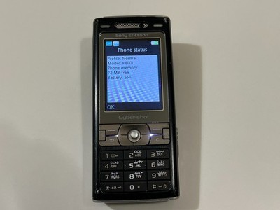 Sony Ericsson K800i Black Unlocked Vintage Cell phone READ PLEASE