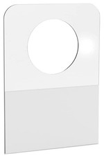 7/8" X 1-1/4" Round Hole Self Adhesive Hanging Tabs Duty Clear Plastic Hang T...