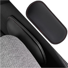 Car Knee Cushion Pad, Leather Memory Foam Vehicle Door Armrest Pillow for Leg El