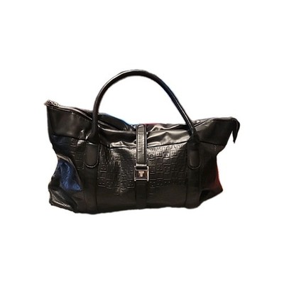 TUPPERWARE Rare Consultant Award ''T'' Logo Duffle Bag And Makeup Bag Black
