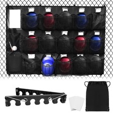 Baseball Helmet Bag with Bat Rack for 15 Players Baseball Softball Dugout Org...