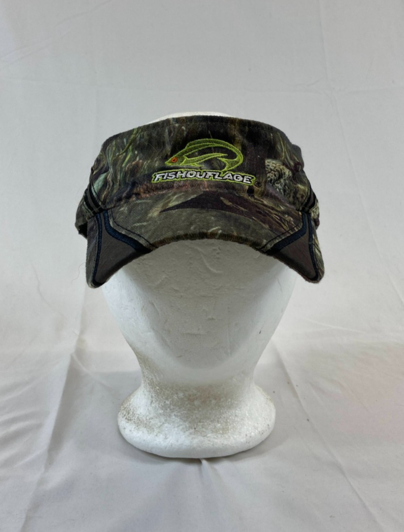 Fishouflage Visor Hat Strapback Cap Camo For the Love of the Sport