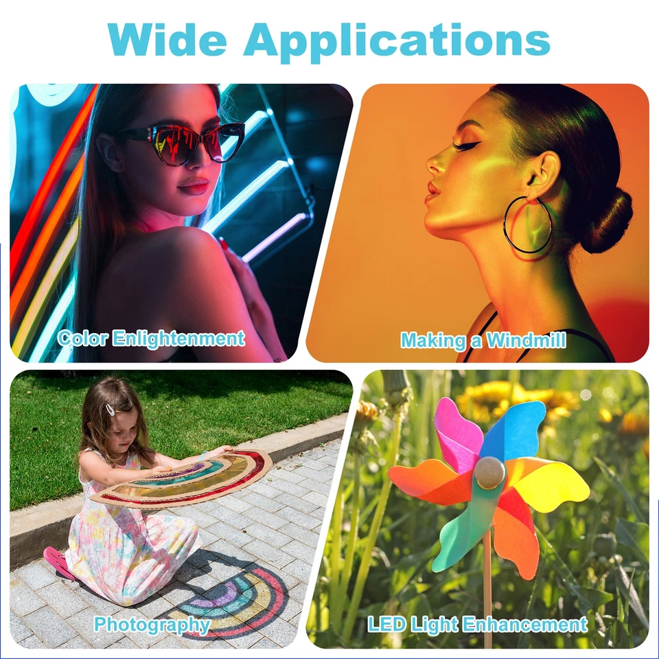 Gel Color Filter Paper Film 40x50cm Blue for Photo Studio Red Head Light - Image 3 of 4