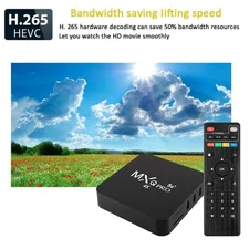 Smart TV Box 2GB/16GB Internet HD Media Streaming Player Black