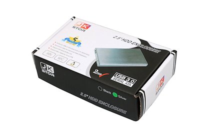 External USB 3.0 Portable 2.5'' SATA Aluminium Hard Drive Silver - 60GB By JKStor