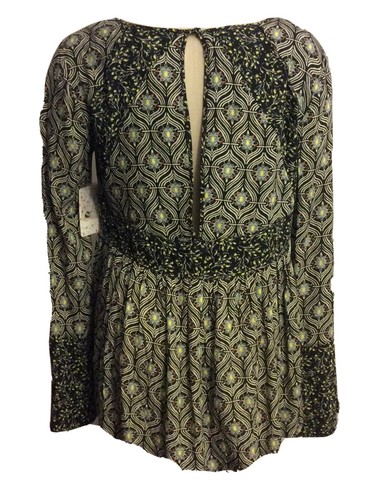 NWT Free People $108 Rolling Hills Print Bell Sleeve Festival Tunic Size Small - Picture 5 of 10