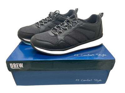 Drew Rocket Men's Orthopedic Athletic Shoe NIB BLACK Size 11W- 40992