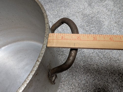 Zweiter Weltkrieg Ära Aluminiumguss Kochgeschirr Suppentopf Kreuzritter L&G Lalance & Grosjean Mfg Co - Bild 18 von 19