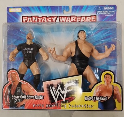 1998 WWF Jakks Fantasy Warfare Andre the Giant vs Stone Cold