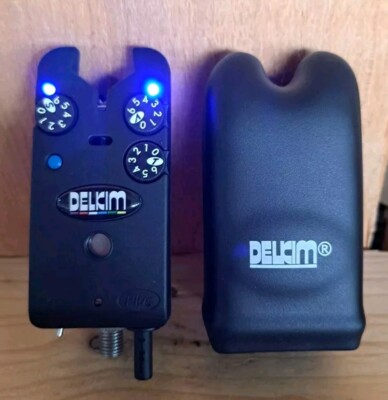 Delkim TXI Plus Wireless Bite Alarms | BLUE | Carp Bite Alarms Grayling