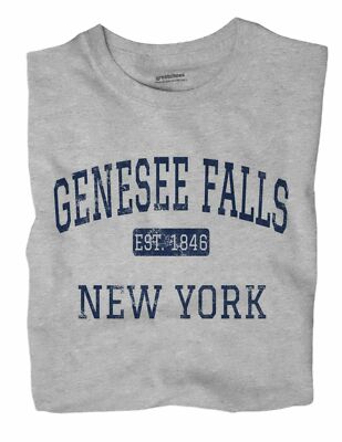 Genesee Falls New York NY T-Shirt EST