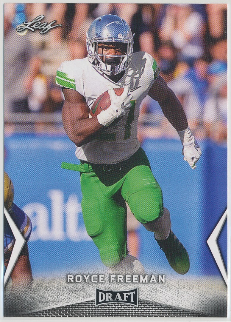 Royce Freeman - Oregon Ducks - 2018 Leaf Draft Football - RC - #53