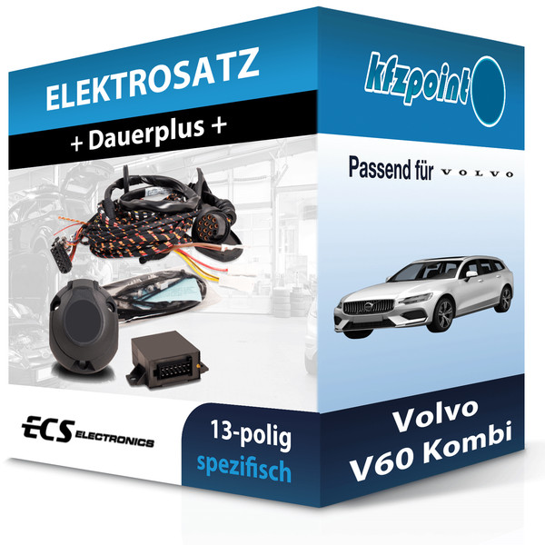 für Volvo V60 Kombi 02.2018-Jetzt ECS E-Satz 13Polig Fahrzeugspezifisch NEU-image