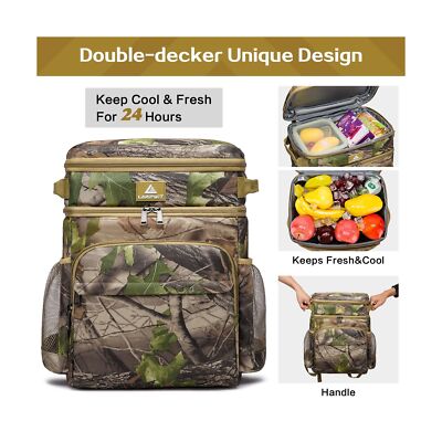 Lunch Backpack Laripwit54 40 Cans Backpack Cooler Insulated Leak