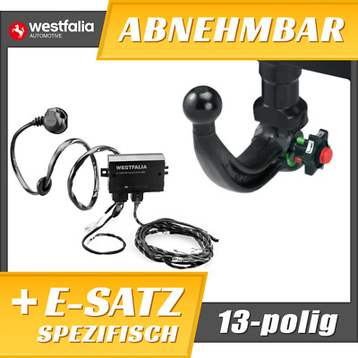 AHK abnehmbar +ES 13p spez für Land Rover Discovery Sport L550 7-Sitzer 15-19