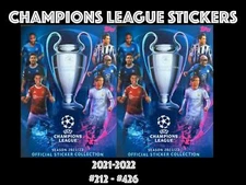 TOPPS CHAMPIONS LEAGUE STICKERS 2021-2022 21/22 #212 - #426