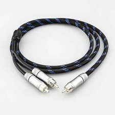 HIFI Y Adapter Subwoofer RCA1 Male to RCA 2 Male cable Hifi RCA Audio cable