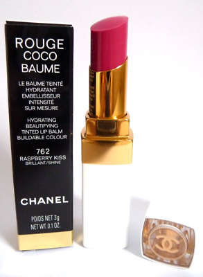CHANEL Rouge Coco Baume Tinted Lip Balm 762 RASPBERRY KISS Limited