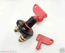 Auto Battery Disconnect Kill Cut Off Cutoff Switch Solid Brass 2 Removable Keys 