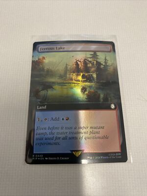 Ferrous Lake Extended Art Foil - PIP 0440 - NM - MTG Magic | eBay Ferrous Lake Extended Art Foil - PIP 0440 - NM - MTG Magic | eBay