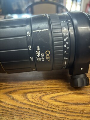 Sigma APO 170-500mm f/5-6.3 Zoom Lens SA/KPR Mount (N3) | eBay