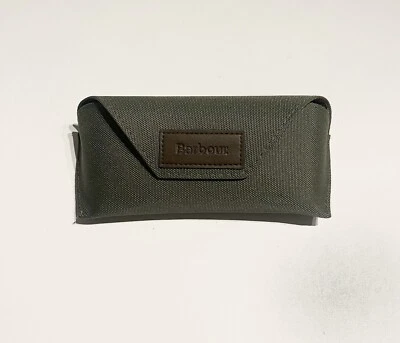 Barbour Brillenetui mit Putztuch Neu 16,5x6x3cm
