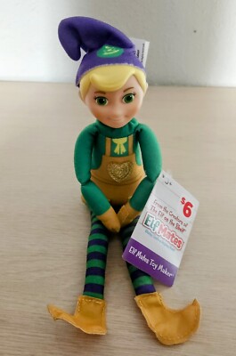Elf Shelf Mates Toy Maker Doll -Giving Santa A Helping Hand- Lumistella Company