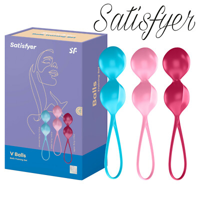 Satisfyer V BALLS Training Set of 3 - Pelvic Floor or Kegel Exercise Balls