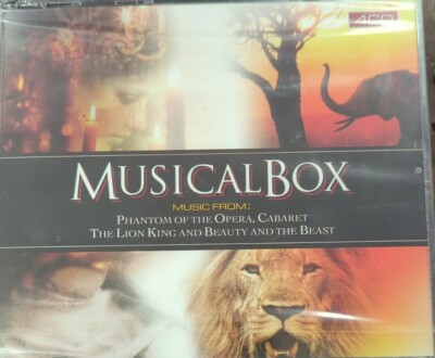 Musical Box- various artists, music from lion king, cabaret,  new and sealed CD 