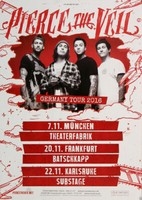 Pierce The Vell - Tour, All Cities 2016 | Konzertplakat | Poster