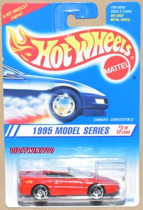 hot wheels 1995 camaro convertible
