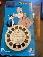 The Sylvester  Tweety Tyco View Master Sealed 3 Real Pack 21 3D Pictures