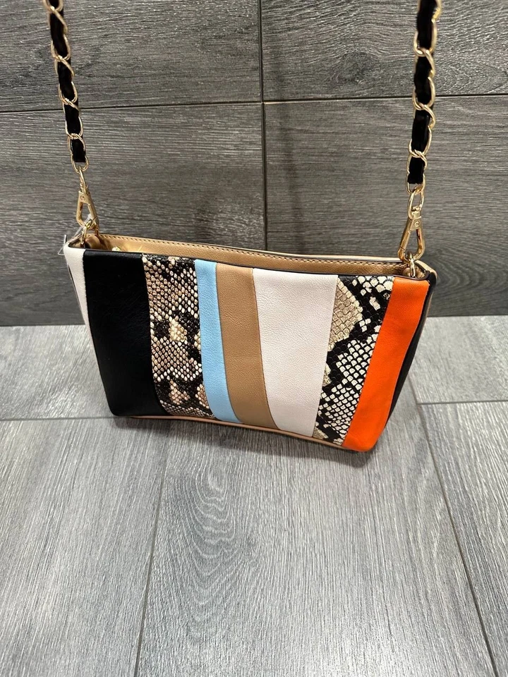 Inc Mujer Clásico Mini Bolso con Cadena Estampado Multicolor B000254 Foto 4 de 4