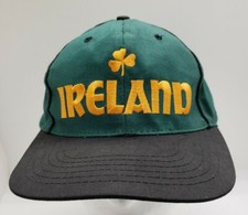 Shamrock Ireland Green Gold Lucky Baseball Cap Hat St. Patrick  s Day Snap Back