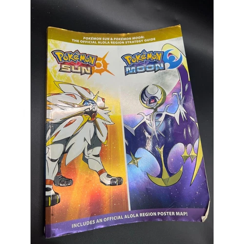 Pokémon Sun & and Moon Official Alola Region Strategy Guide 2016 【sold as it is】