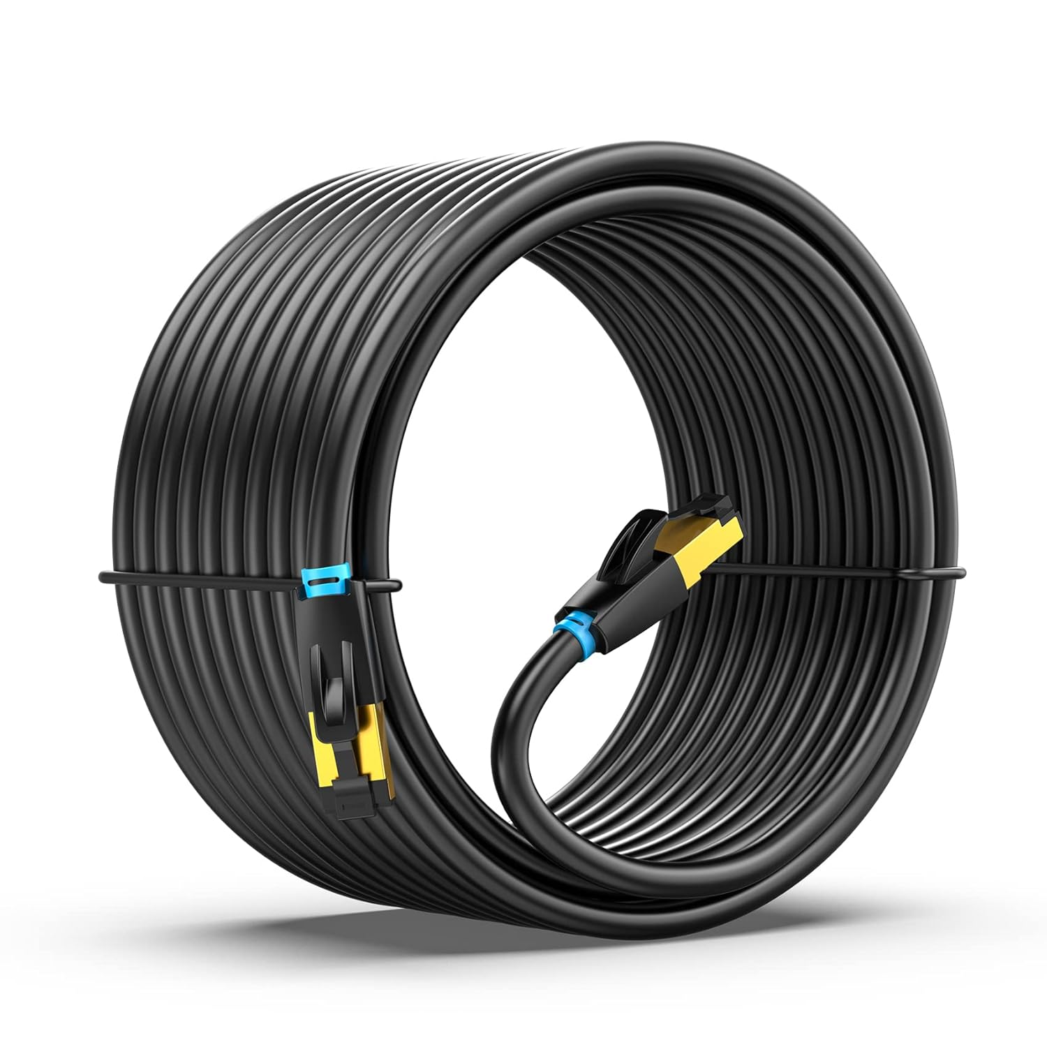 50Ft VENTION Cat8 Ethernet Cable High-Speed Internet Network Cord with Gold Plated RJ45 Connectors  -image