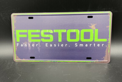 License Plate with Festool  Logo
