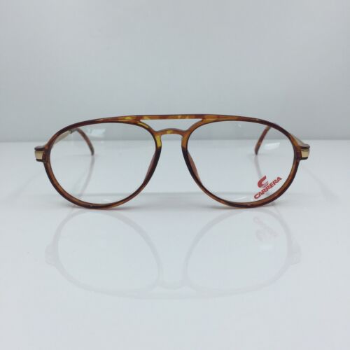 New Vintage Carrera Eyeglasses M. 5771 Aviator Eyeglasses C. 12 Tortoise & Gold - Afbeelding 1 van 12