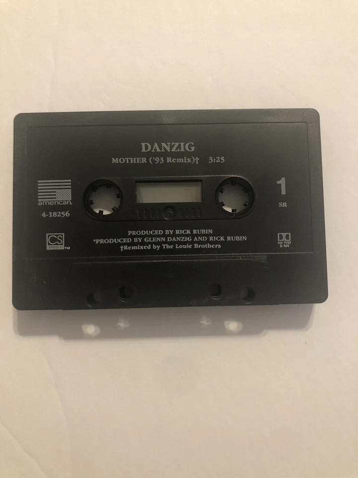 DANZIG - Mother ('93 Remix) - CASSETTE TAPE SINGLE American 1993 METAL - Image 2 of 4