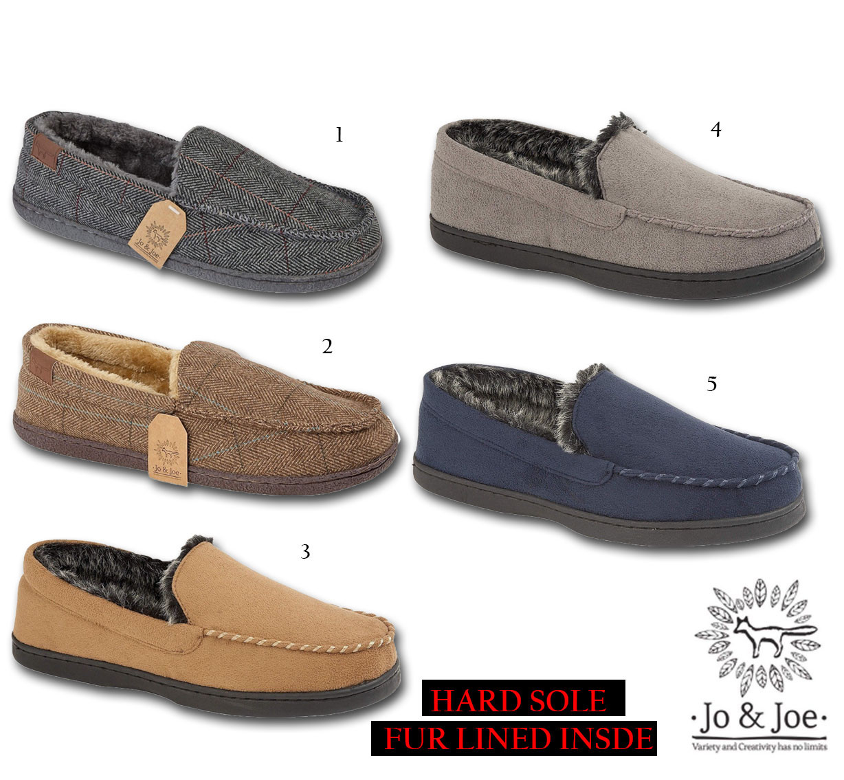 Moccasin Winter Slippers Shoes UK 